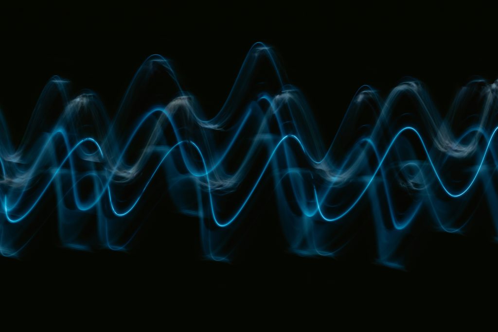 Wave Form A simple picture of a sound wave form in blue